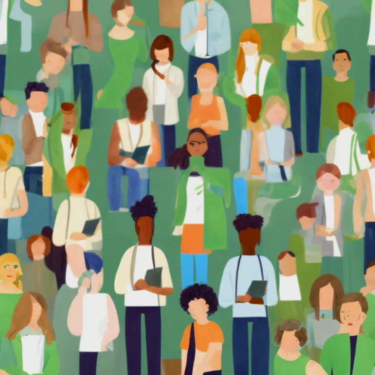 Group of diverse individuals practicing yoga and meditation